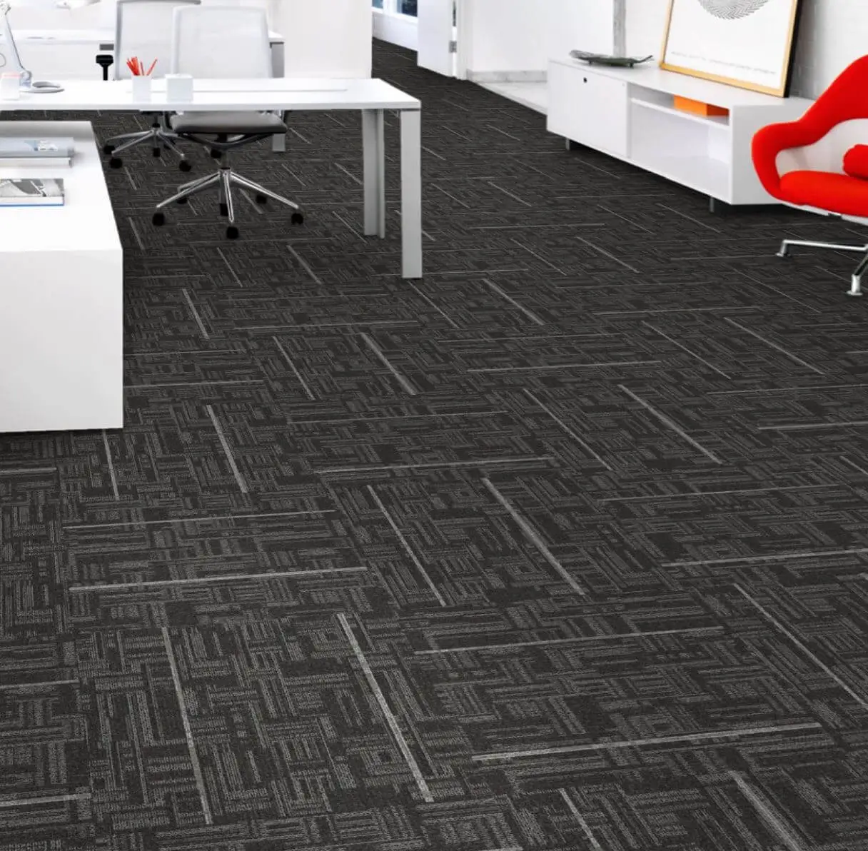 Gray-Office-Carpets-Tiles